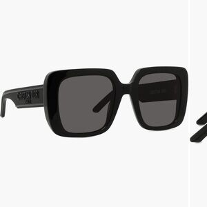 Dior Elegant Black Oversized Sunglasses